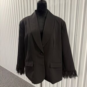 Cato Collection Women’s New Black Fitted Blazer Size XL